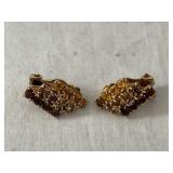 Estate Multi Gemstone Earrings