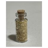 24K Gold Flakes in Bottle