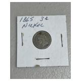 1865 Three Cent Nickel