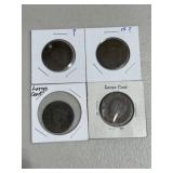 4 Large Cents