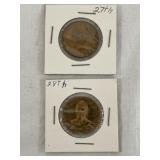 2 Presidential Collectors Coins