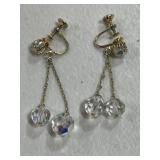 Austrian Crystal Vintage Earrings