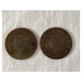 2 Large Cents