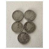 5 Various Date V Nickles