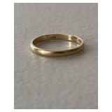 14K Gold Band Ring