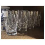 4 Waterford Crystal Water Glasses