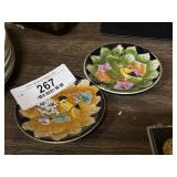 Ornate Pair of Miniature Plates