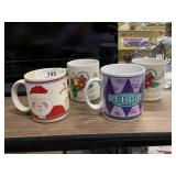 Lot of Christmas Mugs