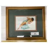 Framed Pin Up Girl