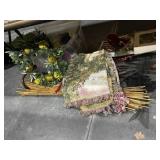 Wreath, Bamboo, Blankets & Floral