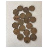 Lot of Wheat Pennies