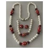 Vintage Asian Style Jewelry Set