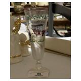 Vintage Libbey 1905 Buick Model C Pilsner Glass