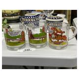 Vintage Garfield Glasses