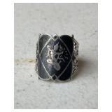 Sterling Silver Siam Vintage Ring