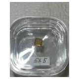 Princess Cut Citrine Collectible Gemstone