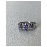 Sterling Silver Amethyst Ring