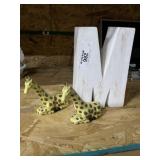 Giraffes & Wooden Letter