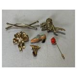 Lot of Various Brooches & Pins