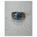 Sterling Silver Turquoise Inlay Ring