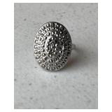 Sterling Silver Diamond Accent Cocktail Ring