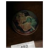 Antique Metal Candy Box