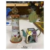 Oriental Napkin Holder & Teapot