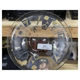 Vintage Gold Gild Automotive Platter