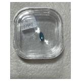 Marquis Blue Topaz Collectible Gemstone