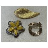 Various Vintage Brooches