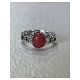 Coral Vintage Estate Ring