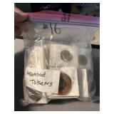 Bag of Misc. Vintage Tokes