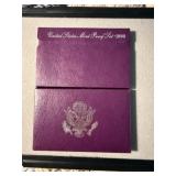 Two 1990 US Mint Proof Sets