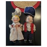 Pair Campbells Soup Kids Plastic Dolls
