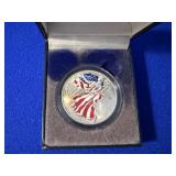 1999 Painted American Silver Eagle