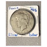 1923S Silver Peace Dollar