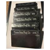 6 US Proof Coin Sets