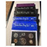6 US Mint Proof Sets