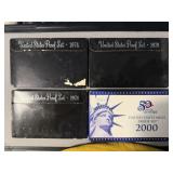 Four US Proof Coin Sets