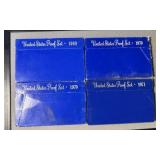 Four US Proof Coin Sets