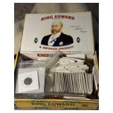 Cigar Box of Foreign Coins