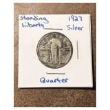 1927 Standing Liberty Silver Quarter