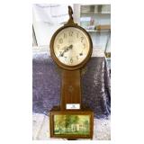 SESSIONS "SOMERSET" 8-DAY BANJO WALL CLOCK