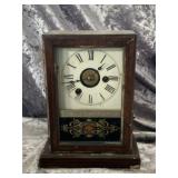 Antique E. Ingraham & Co. "Salamander" Ogee Mantel