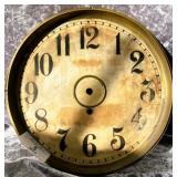 VINTAGE BRASS CLOCK DIAL  WALL CLOCK FACE