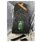 Vintage Folk-Art Barn / Farmhouse Wall Clock
