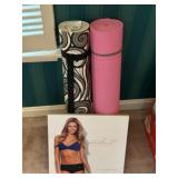 2 Exercise Yoga Mats & DVD  Workout System