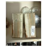 Pair of Onyx Bookends