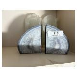 Pair of Brazilian Agate Bookends