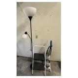 Cosco Stool, Lamp & Hoover Vacuum